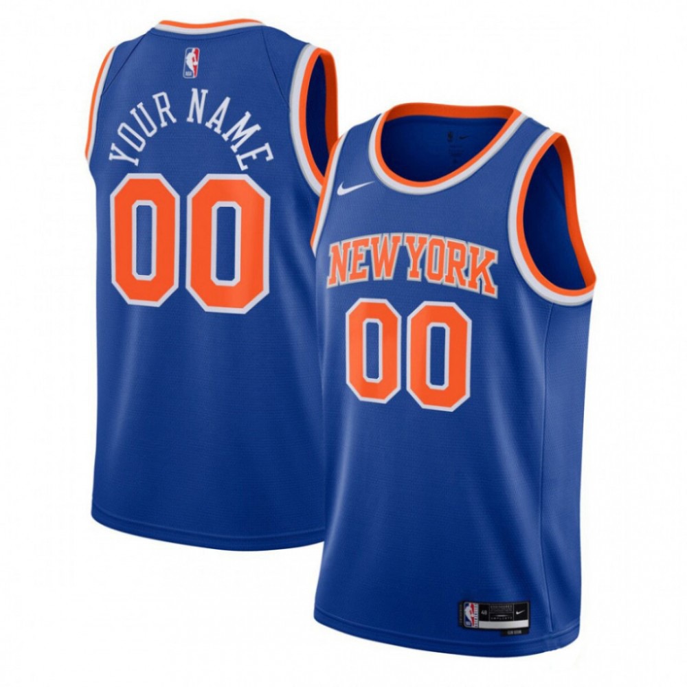 New York Knicks Youth Swingman Custom Jersey Blue - Icon Edition-Pro Kit Vault | Brand New 26/27 Sports Jerseys